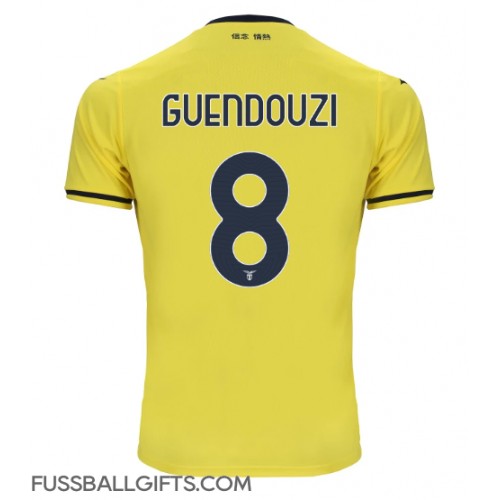 Lazio Matteo Guendouzi #8 Fußballbekleidung Auswärtstrikot 2024-25 Kurzarm